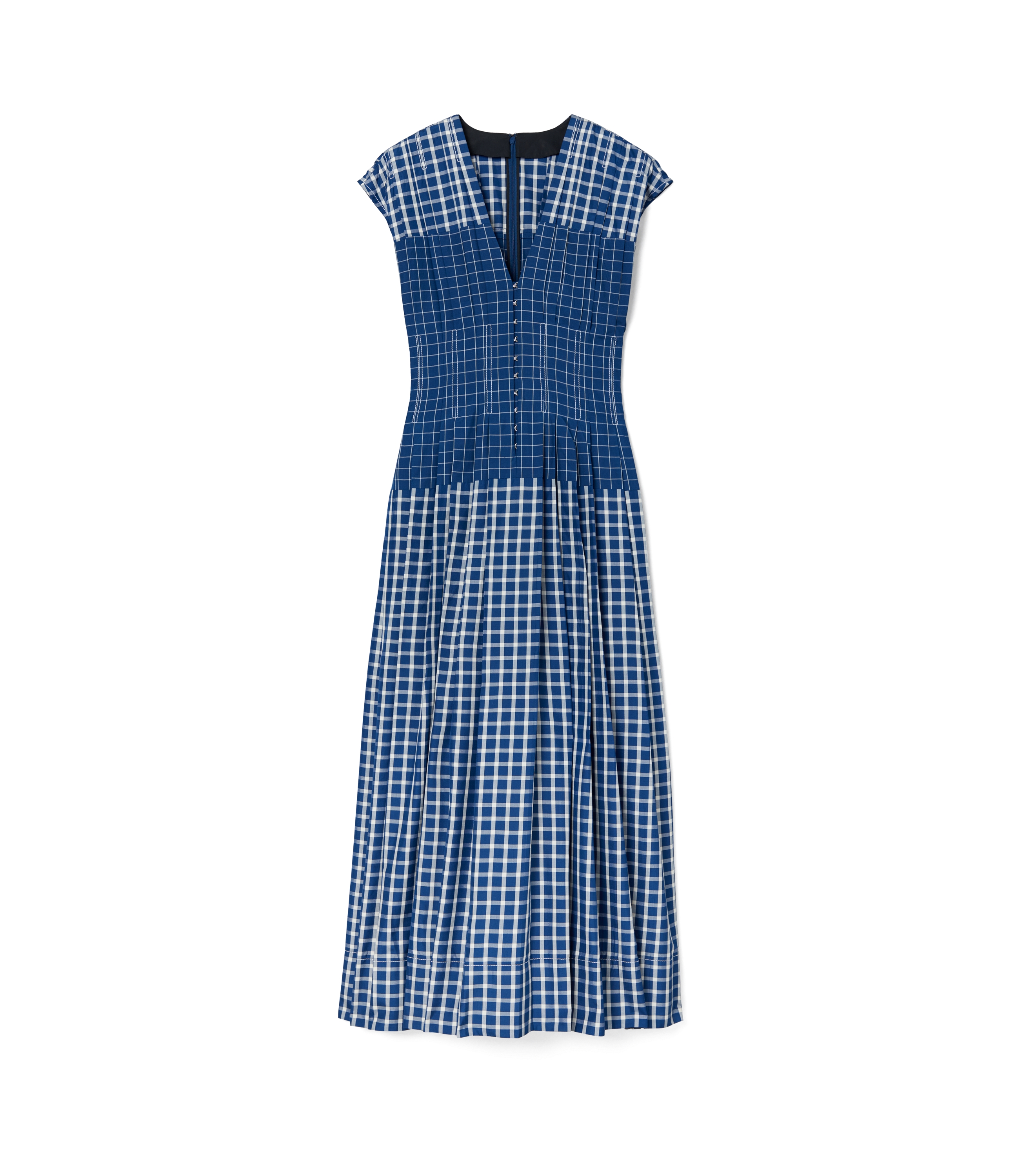 Tory Burch Picnic Plaid Silk Claire McCardell Dress