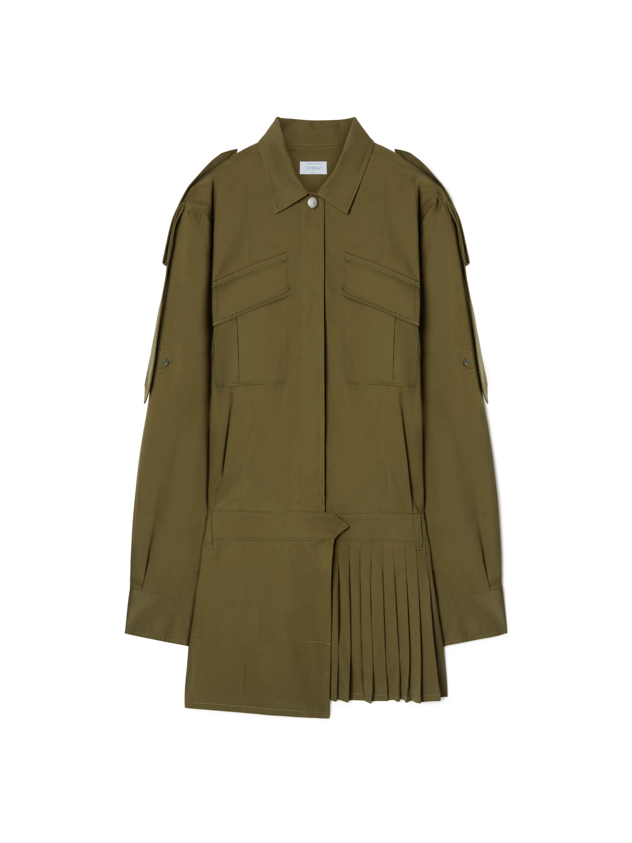 Off-White™ Savana棉质迷你连身裙