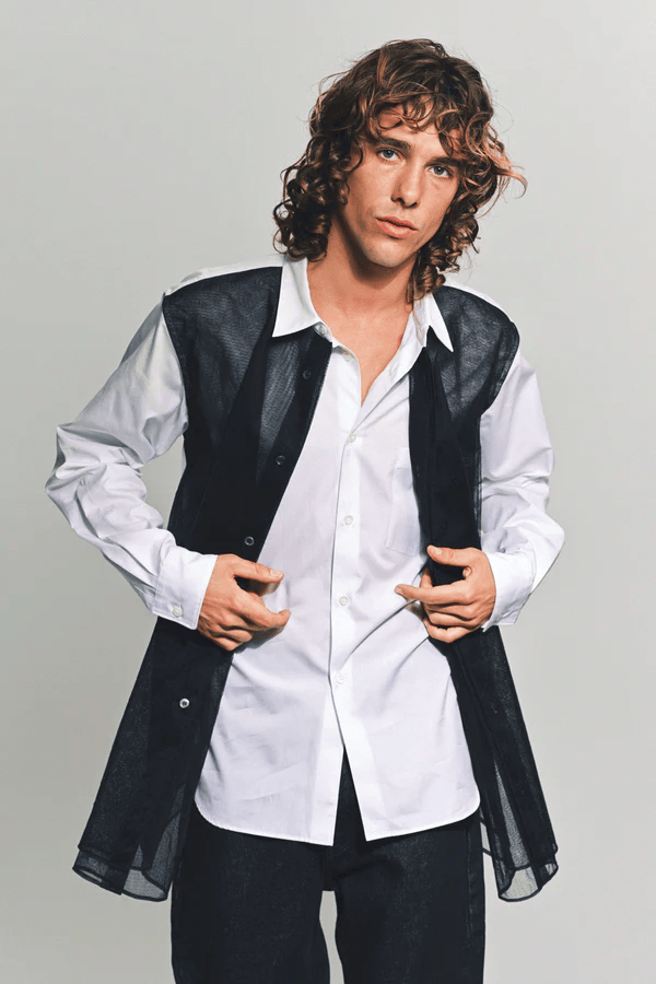 彩虹店 Comme des Garçons Homme Plus 薄紗襯衫