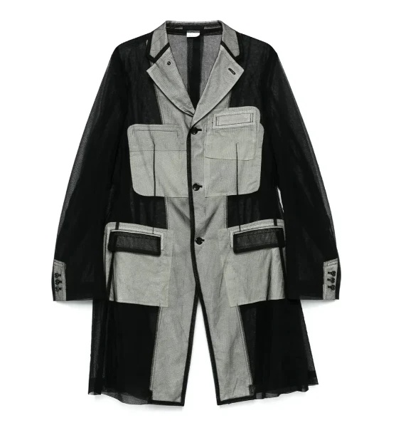 Rainbow Comme des Garçons Tulle-Paneled Jacket