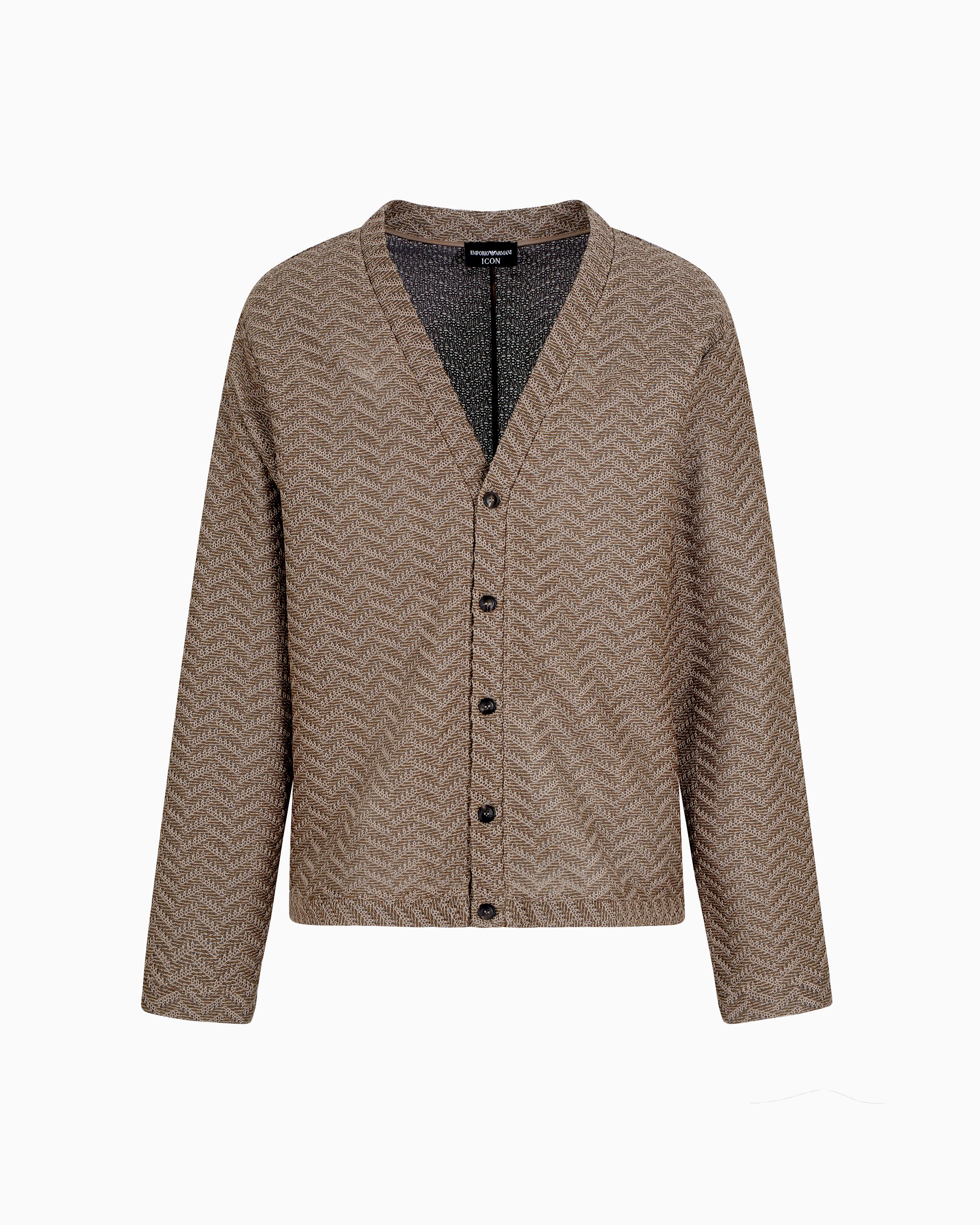 Emporio Armani Brown Cardigan