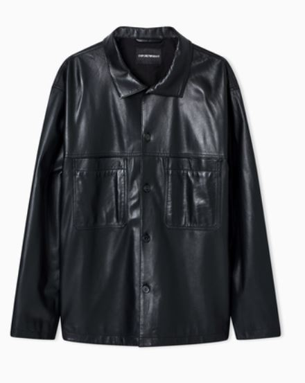 Emporio Armani nappa lambskin blouson
