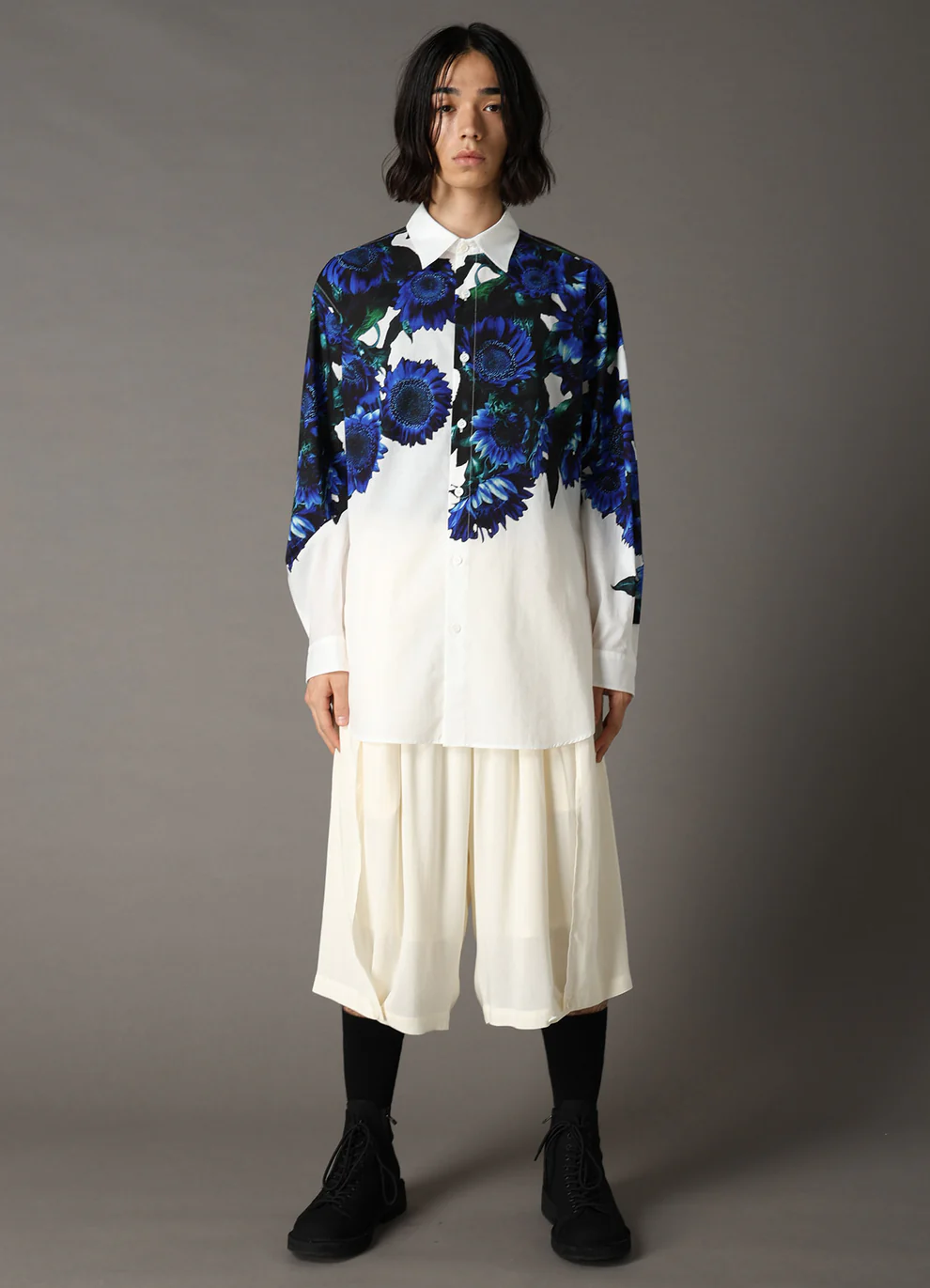 Rainbow Ground Y Floral Pattern Shirt