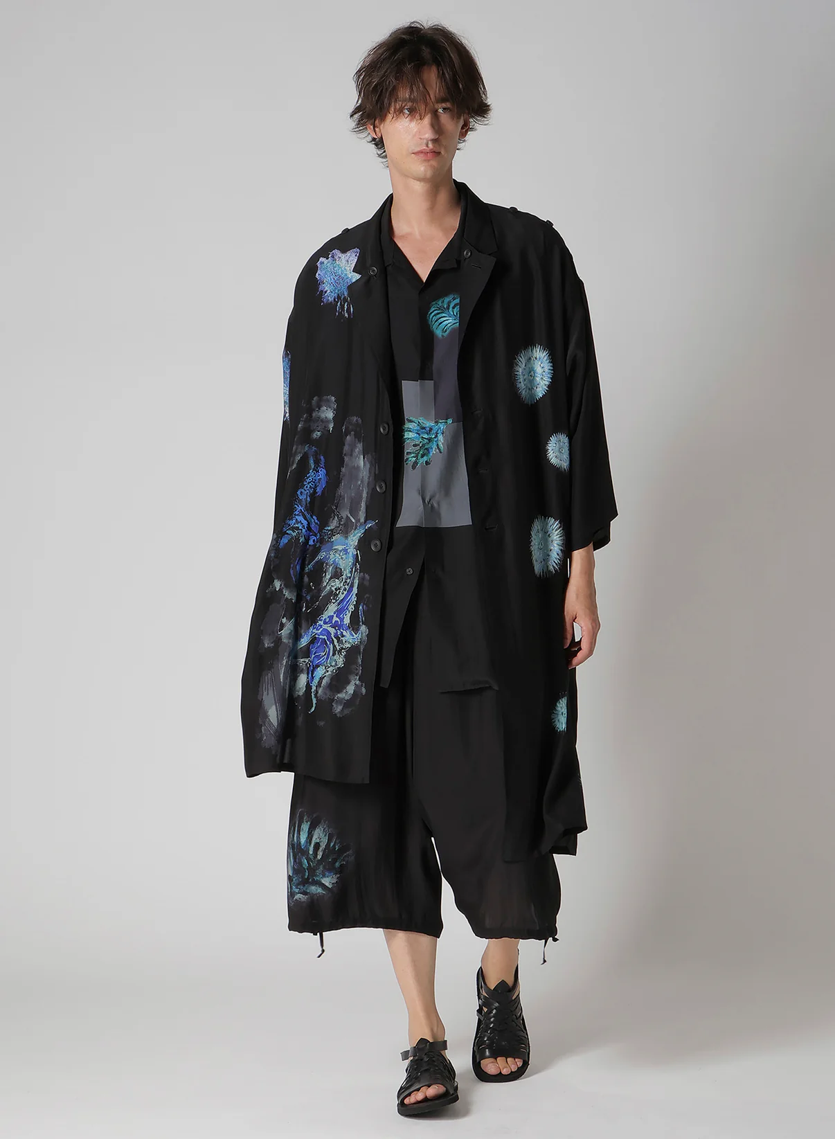 彩虹店 Yohji Yamamoto POUR HOMME 海洋生物印花夹克