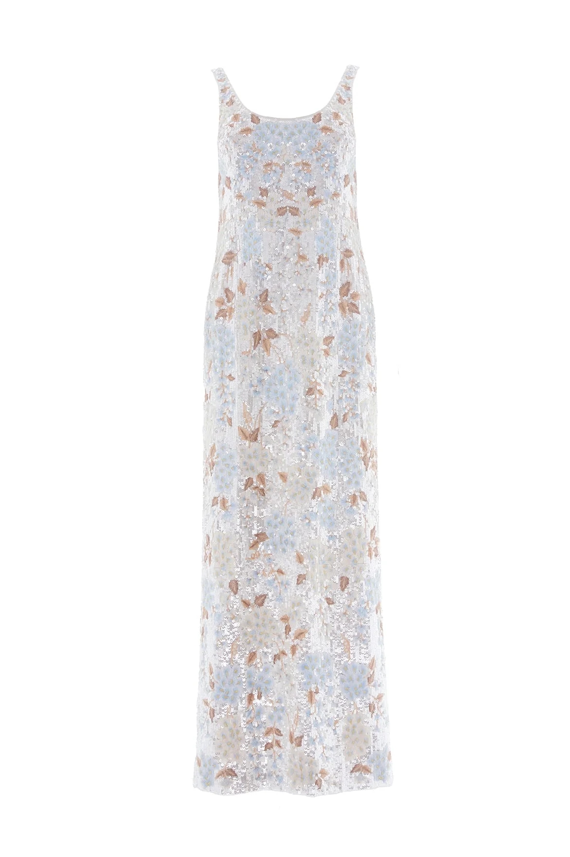 RAINBOW NEEDLE & THREAD Chiffon Ankle Gown